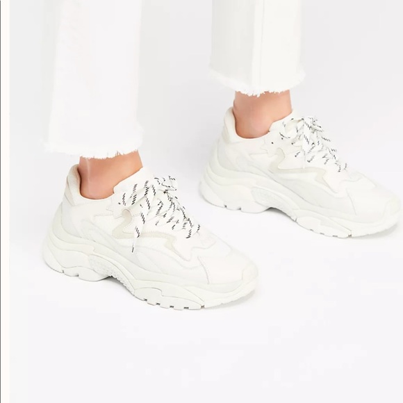 Ash Shoes - Ash Addict Miles Trainers, White